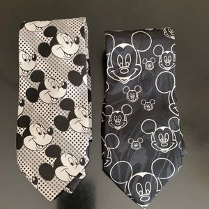 Pair of Disney Mickey Mouse Ties 👔
